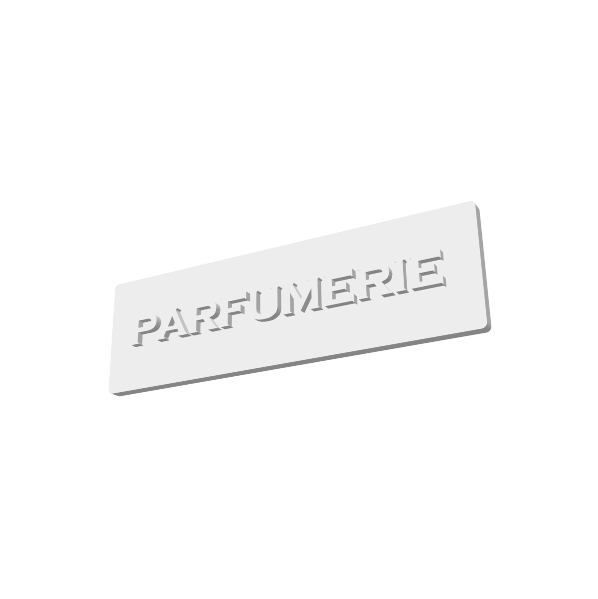 Panneau façade magasin parfumerie