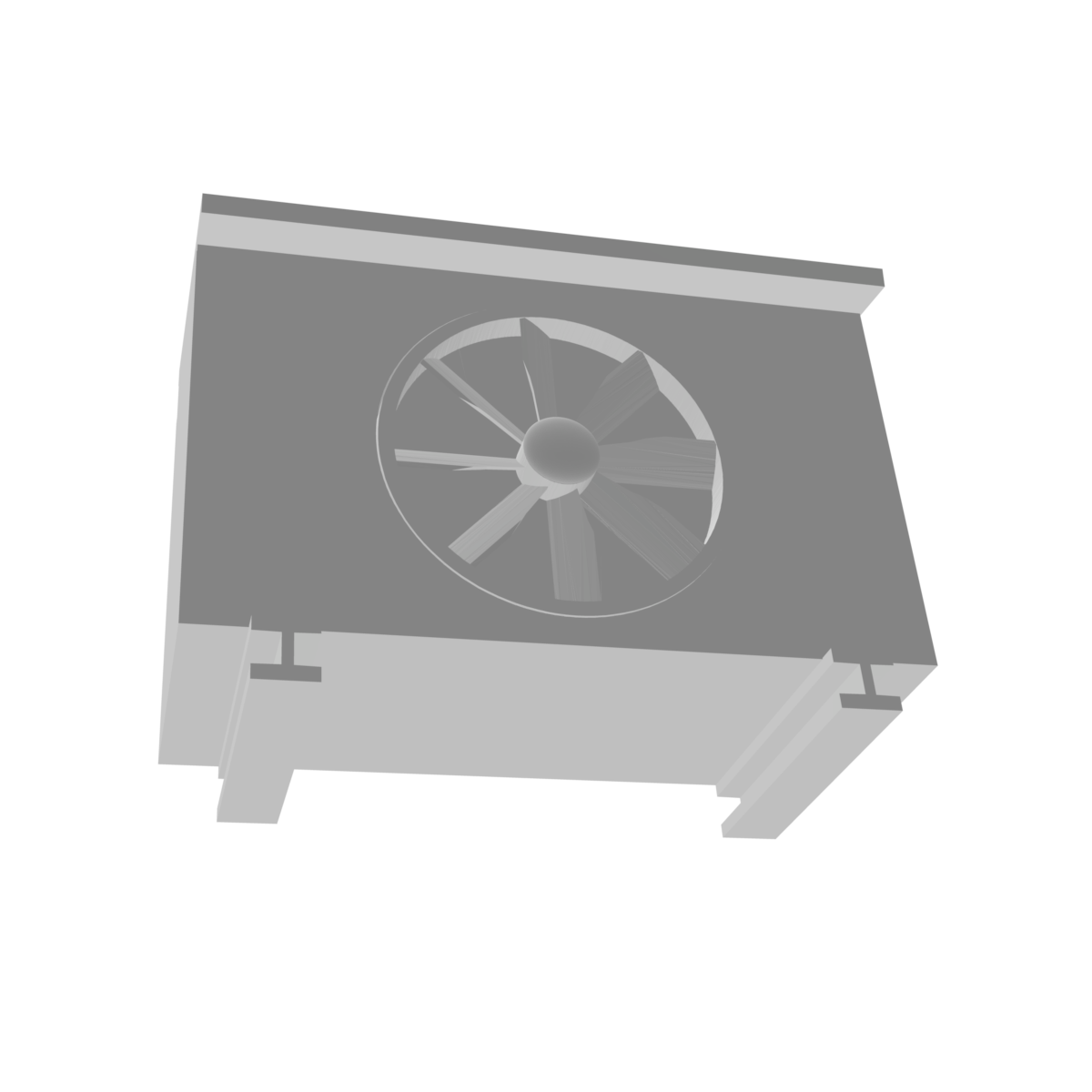 VMC unité de ventilation industrielle modèle 1 rectangulaire
