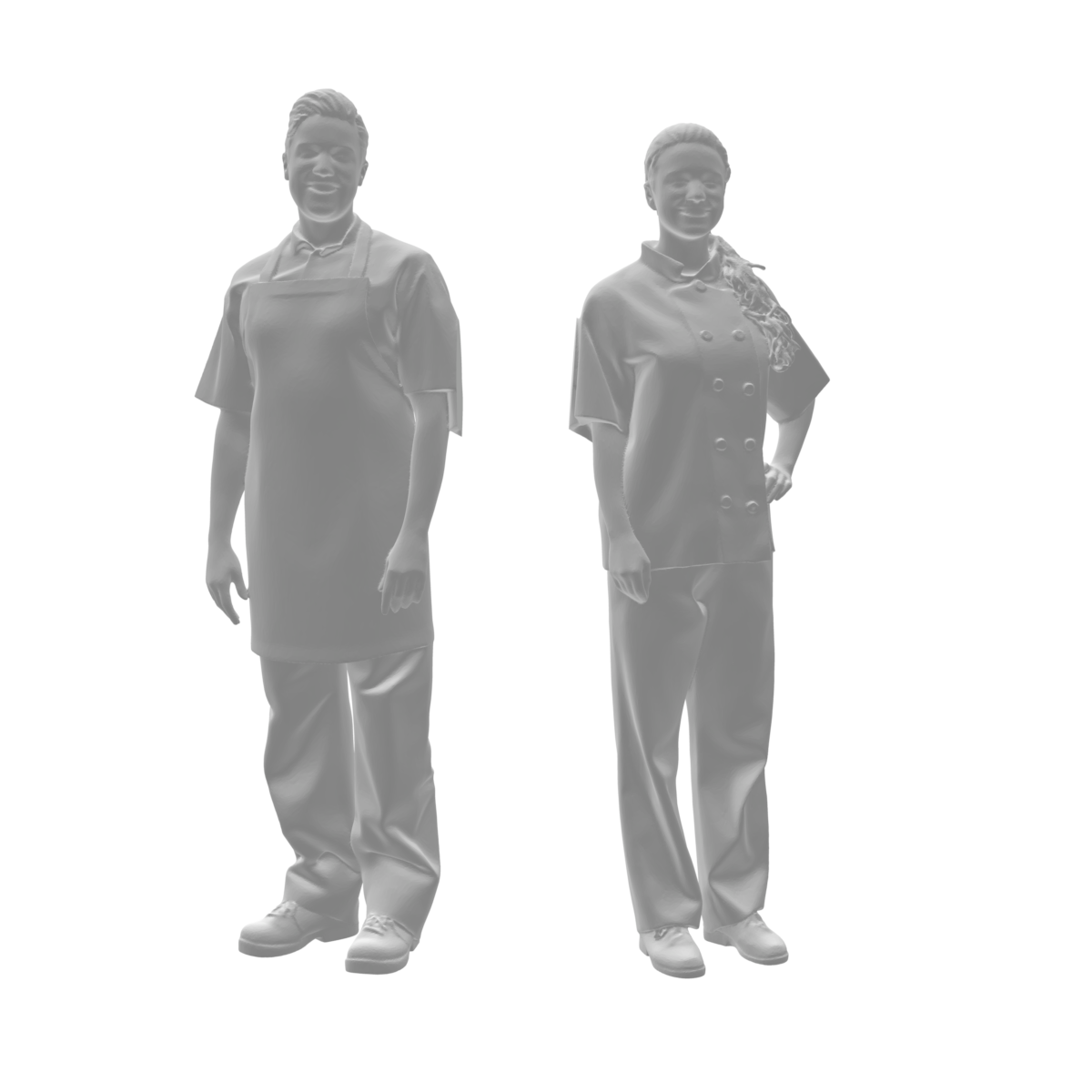 Couple de marchands