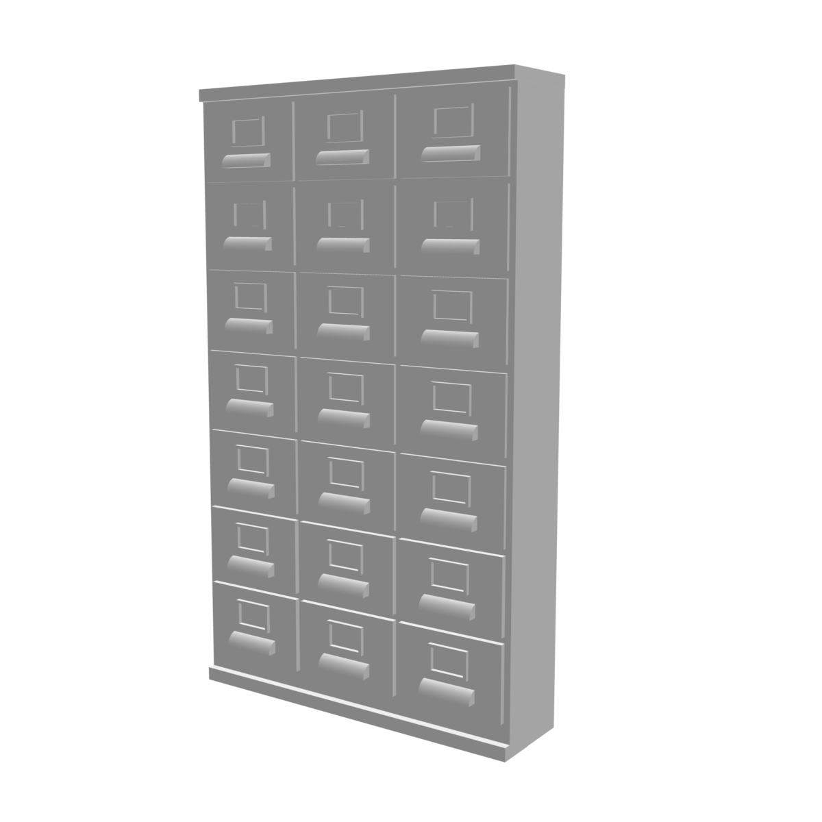 Armoire métallique 21 petits casiers