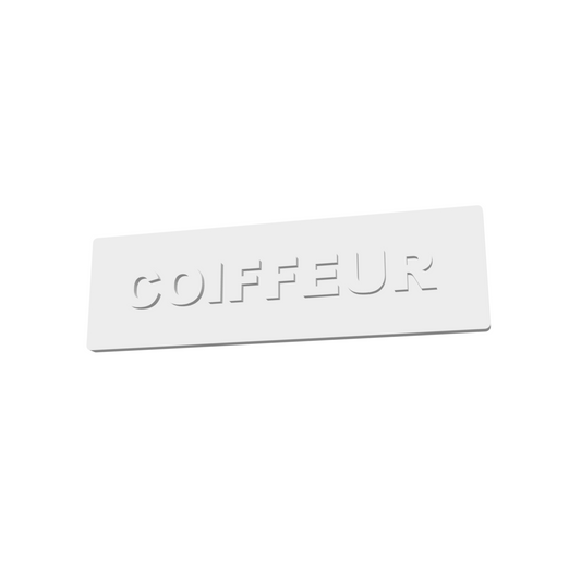 Panneau façade coiffeur