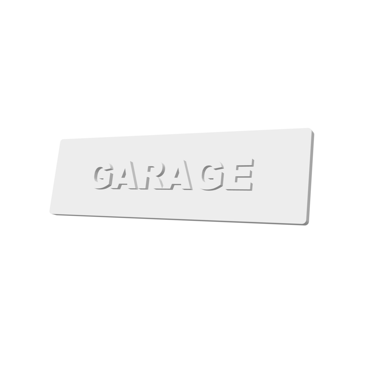 Panneau façade garage