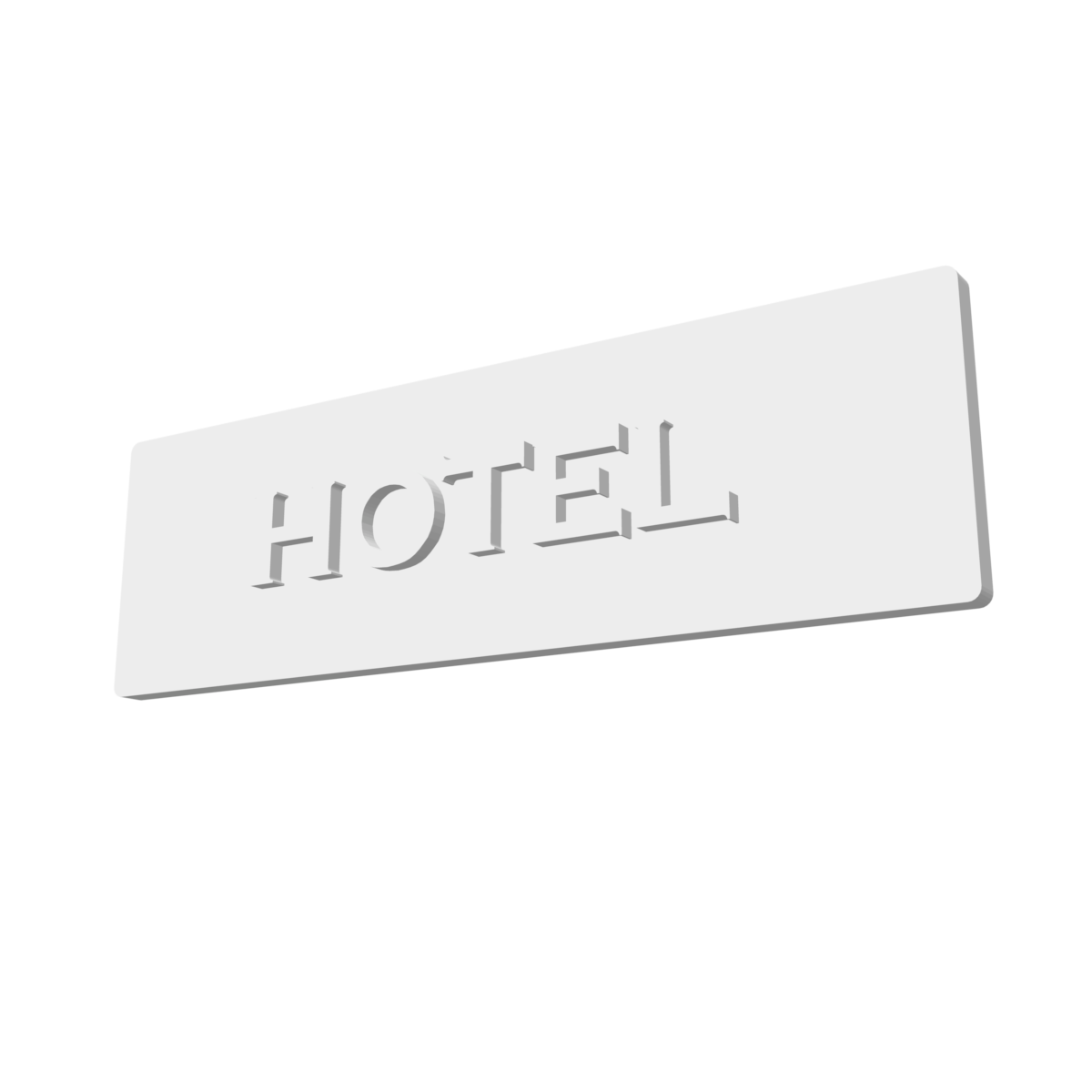 Panneau façade Hôtel