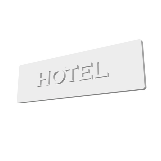 Panneau façade Hôtel