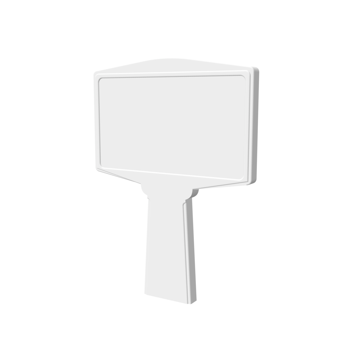Panneau directionnel rectangulaire béton michelin rétro