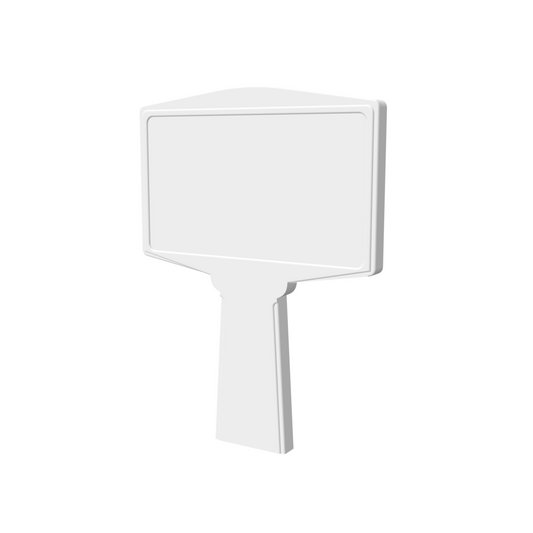 Panneau directionnel rectangulaire béton michelin rétro