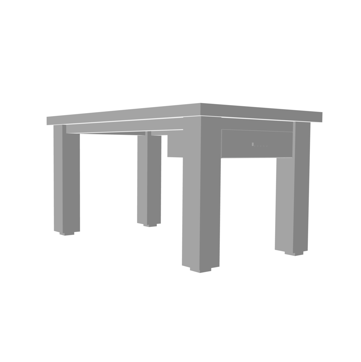 Table de cuisine rectangulaire avec tiroir