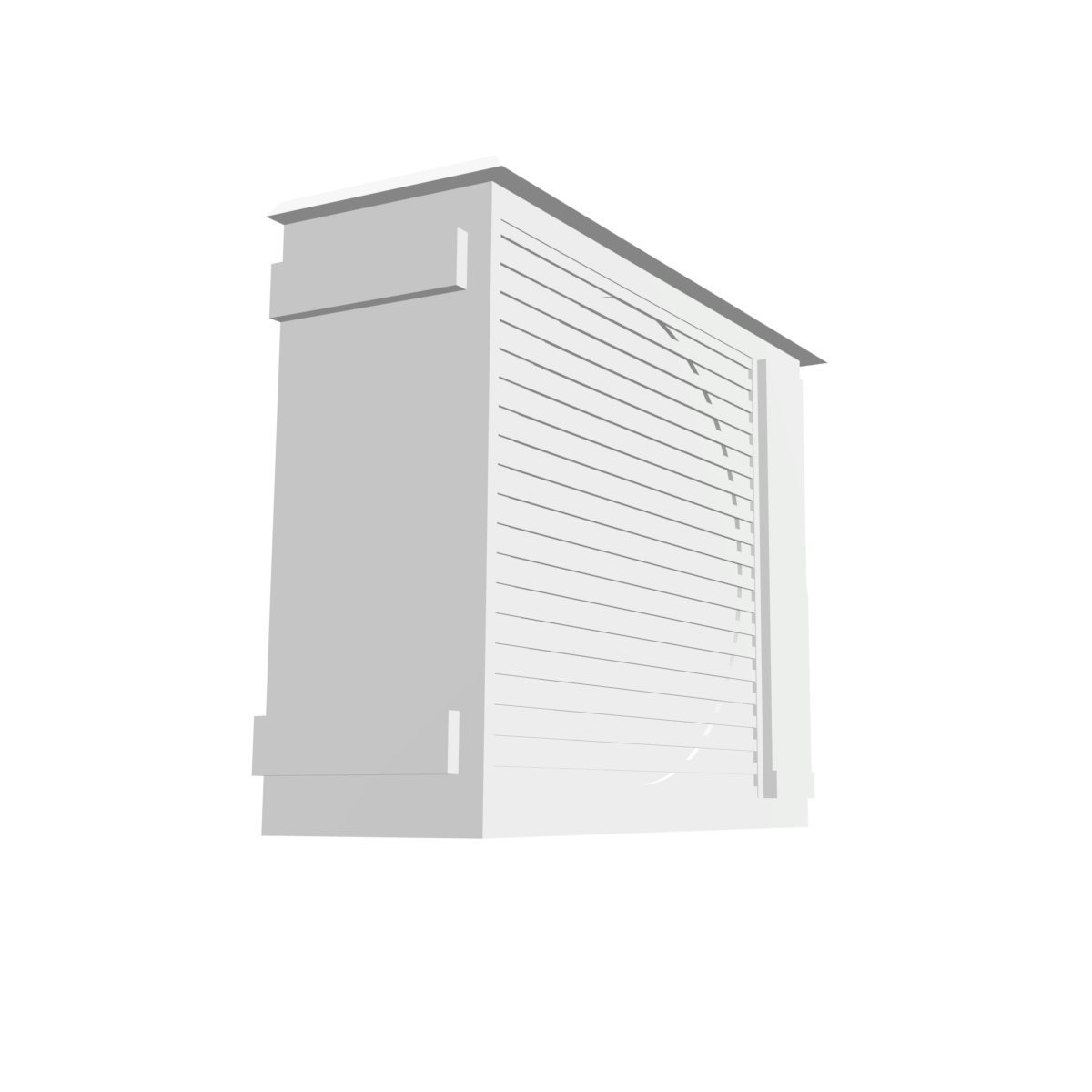 Bloc climatisation pour bungalow modulaire M1 à poser x2