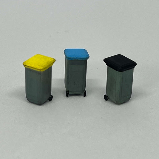Poubelle de ville conteneur pour maison x3