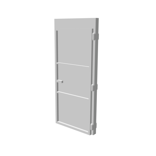 Porte blindée pour batiment industriel x4