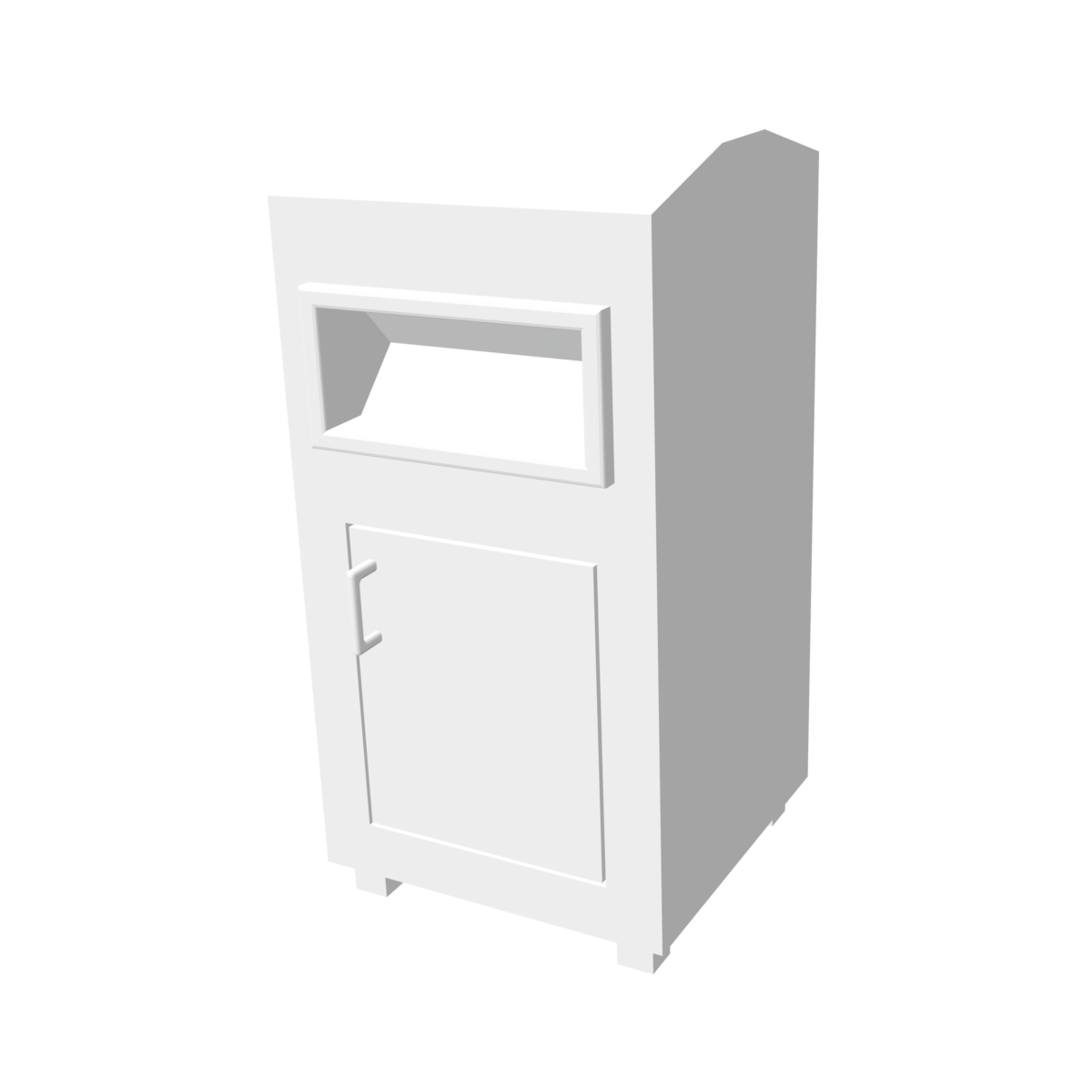 Conteneur collecteur de recyclage vêtements