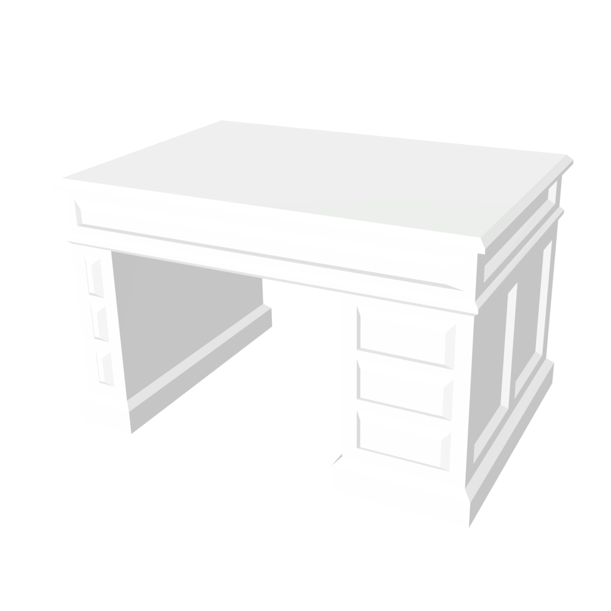 Bureau rétro et une chaise