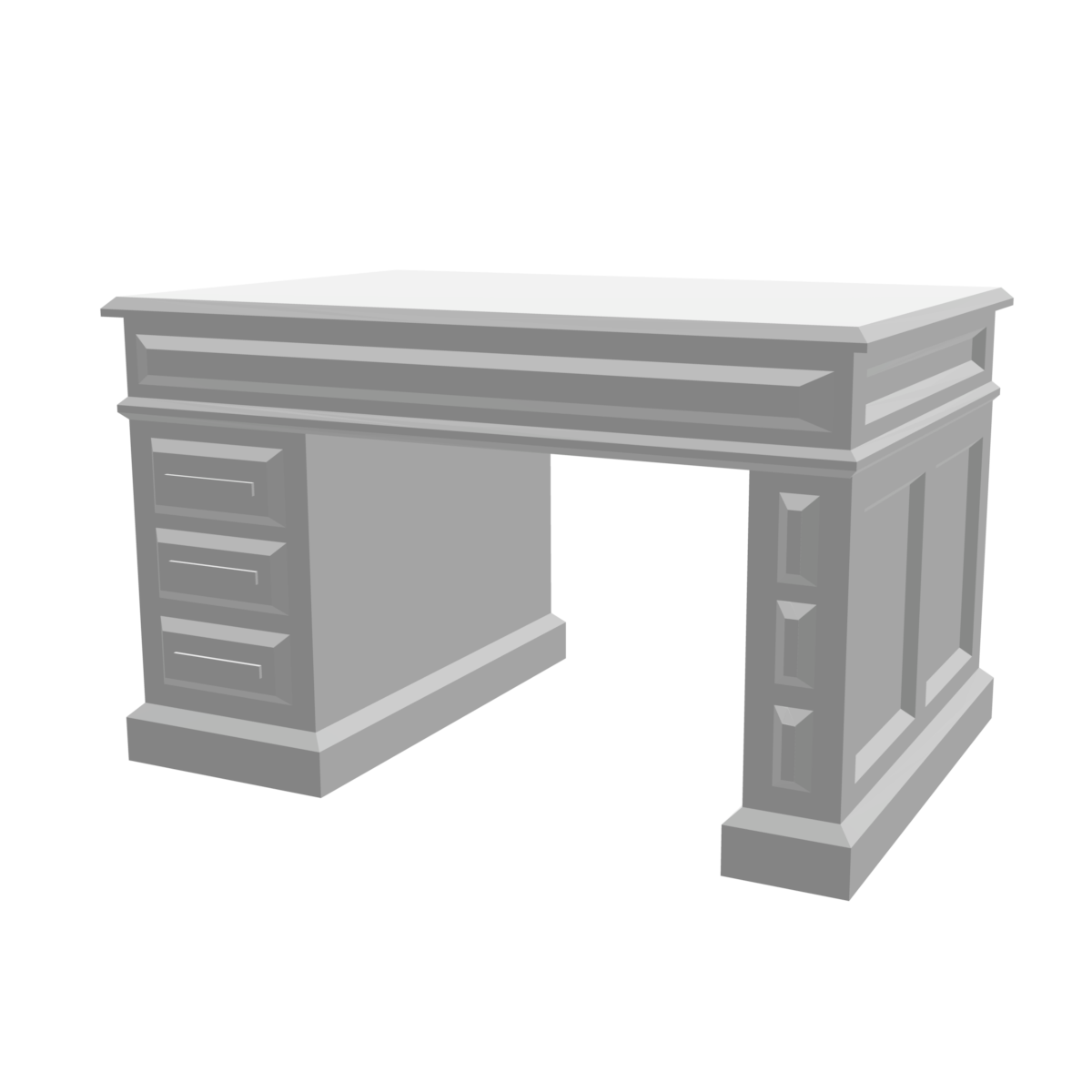 Bureau rétro et une chaise