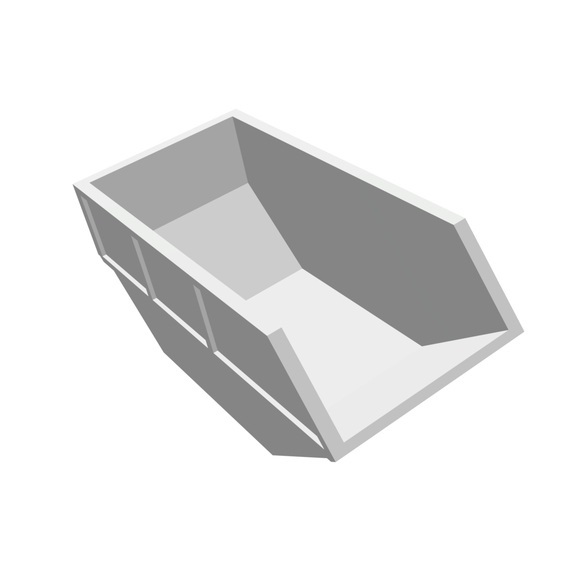 Benne à gravats petit modèle