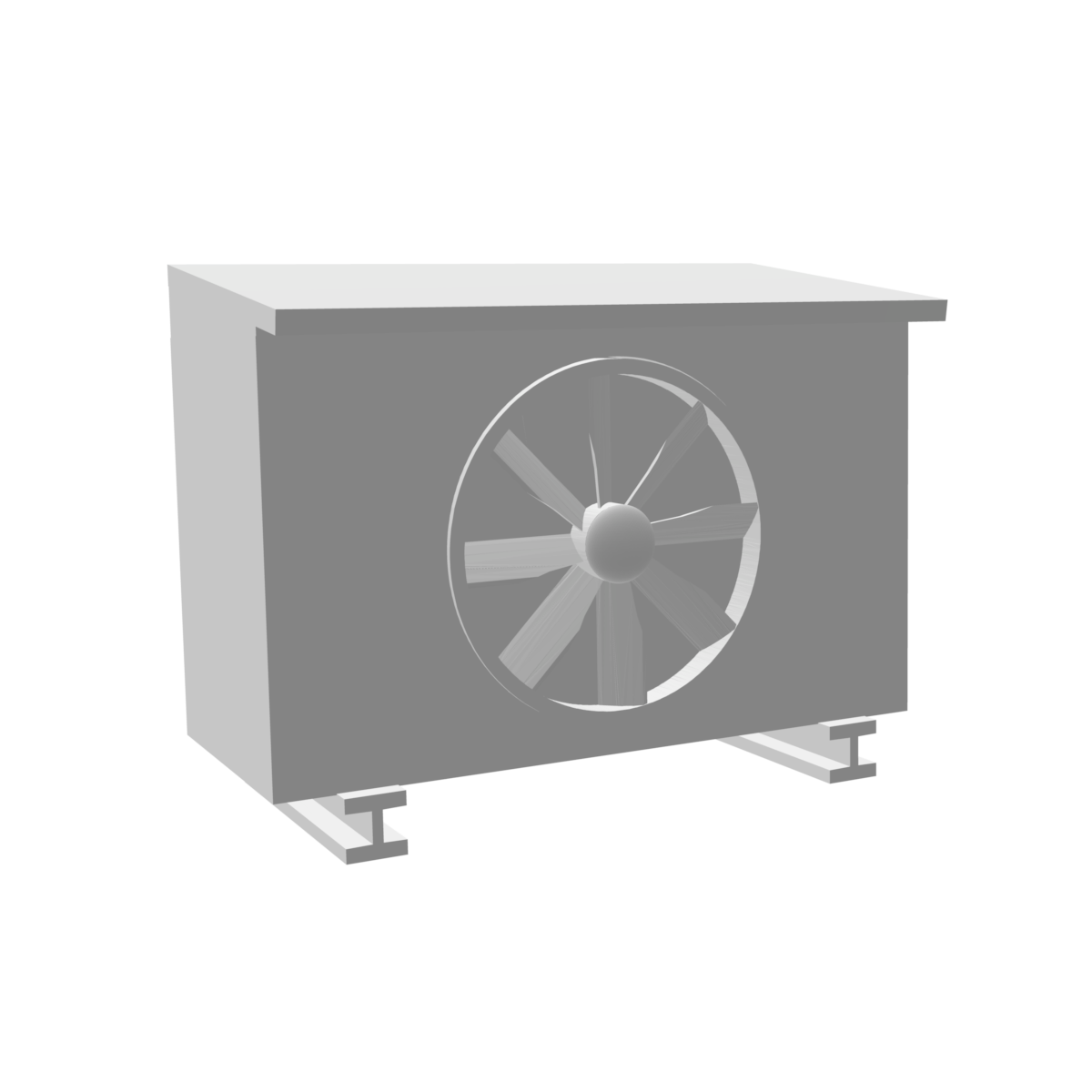 VMC unité de ventilation industrielle modèle 1 rectangulaire