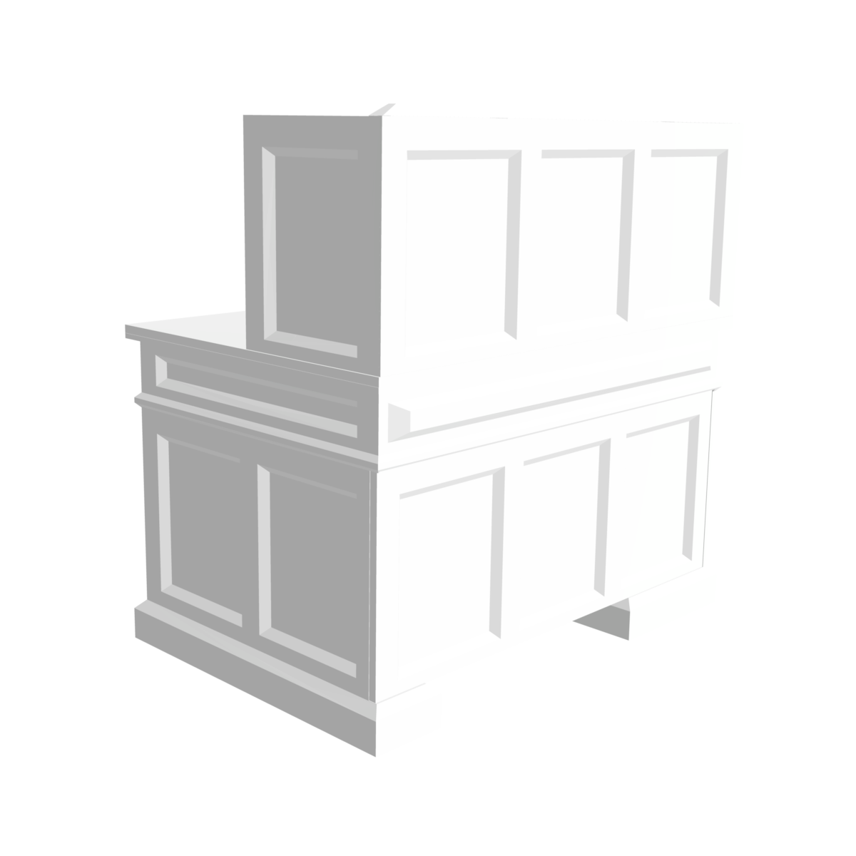 Bureau rétro et une chaise