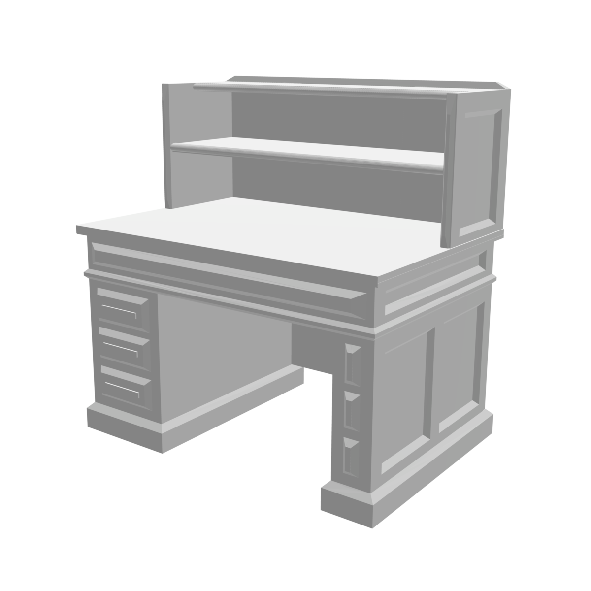 Bureau rétro et une chaise
