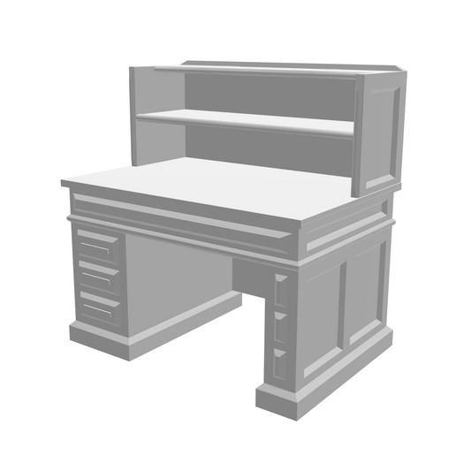 Bureau rétro et une chaise