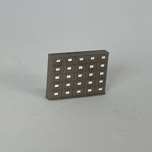 Armoire métallique 25 petits casiers