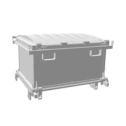 Poubelle container métal
