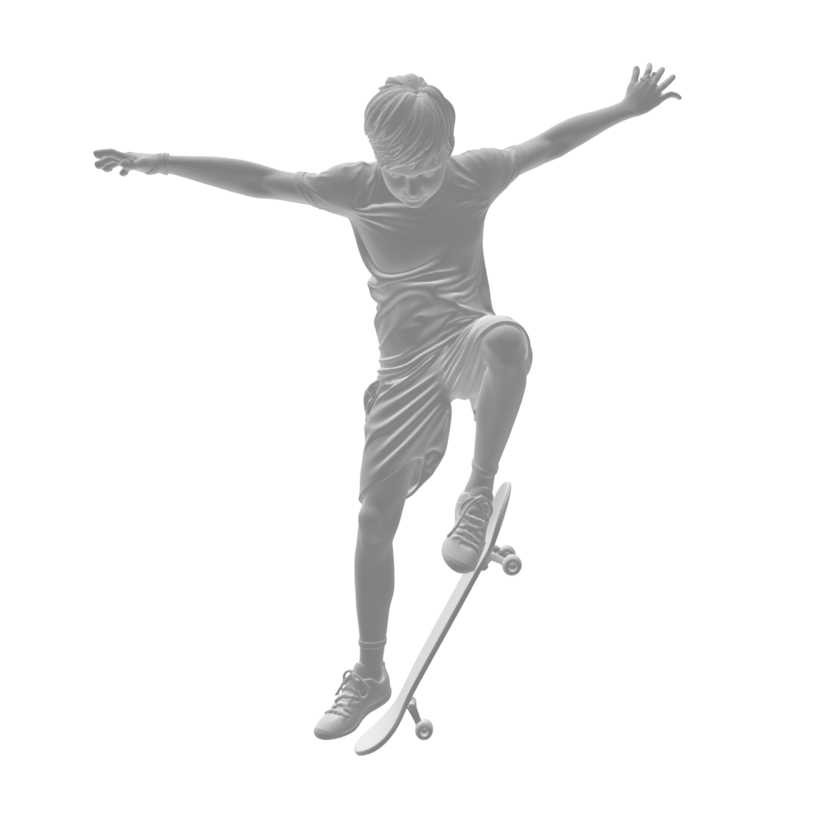 Duo skaters et planches à roulettes