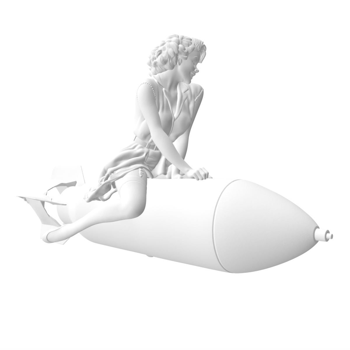 Personnage pin'up la bombe