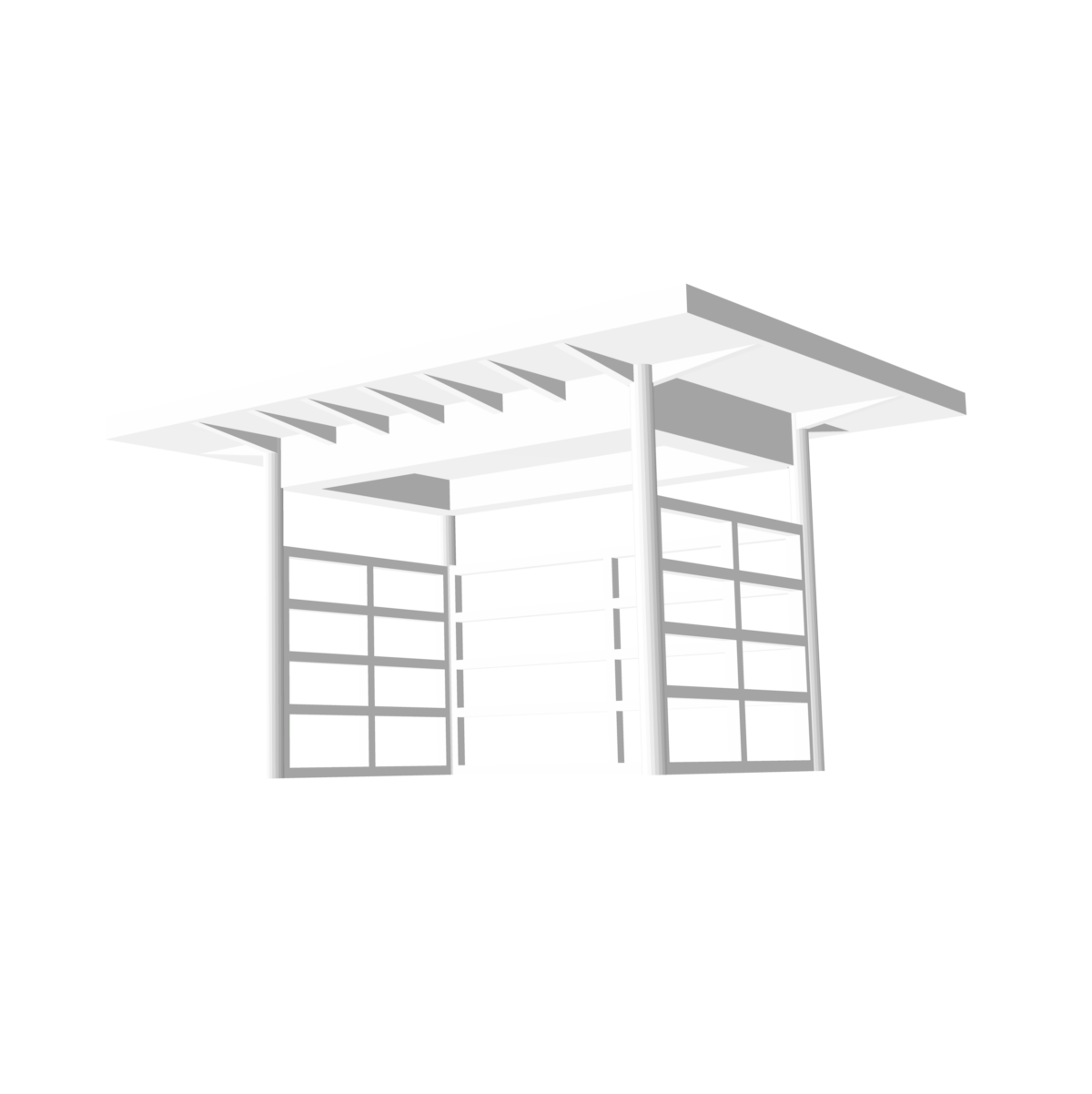 Abri gare moderne