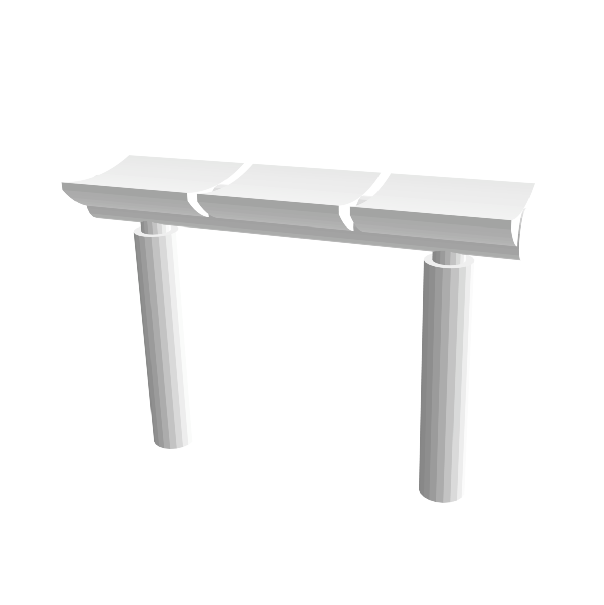 Assise de quai contemporain x4