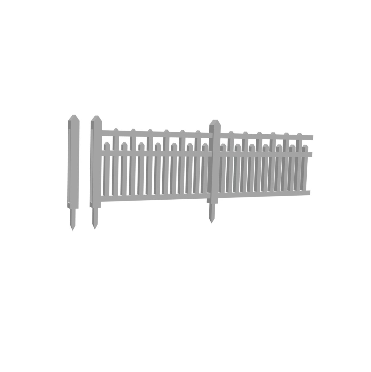 Barriere basse type sncf unifié + poteau x6