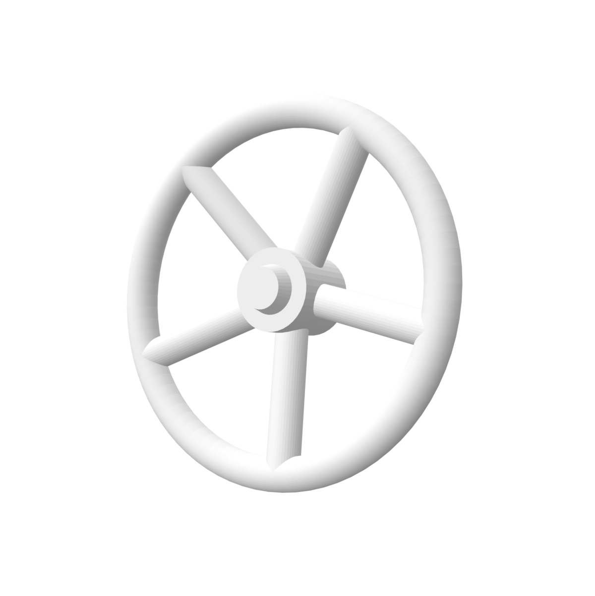 Volant de frein 5 branches diam 4,5 mm avec et sans support x8