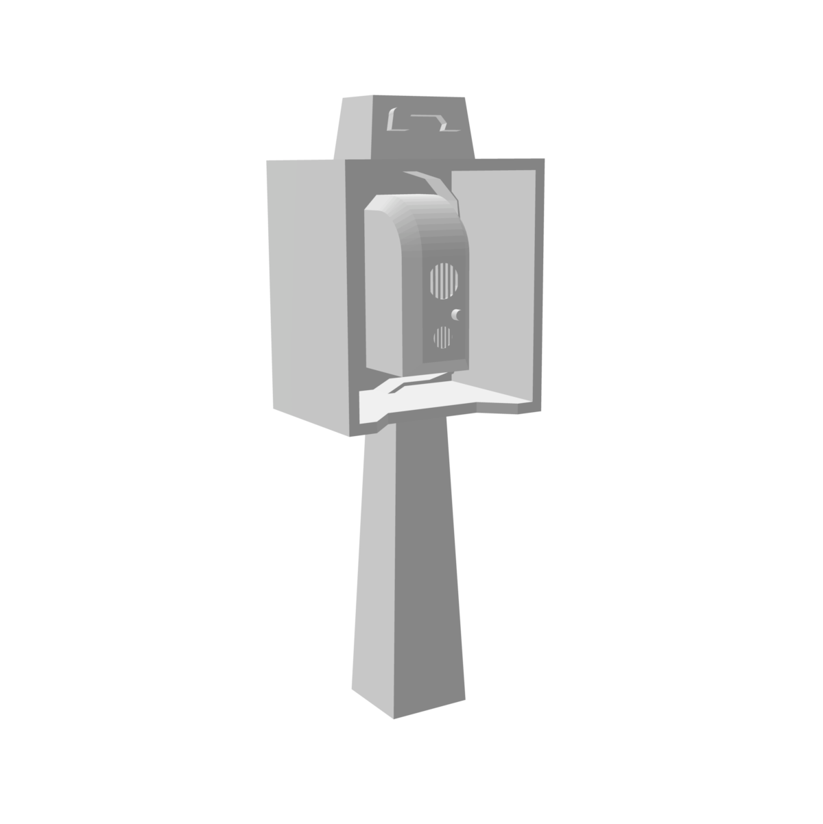 Téléphone de voie passage à niveau x2