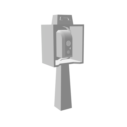 Téléphone de voie passage à niveau x2