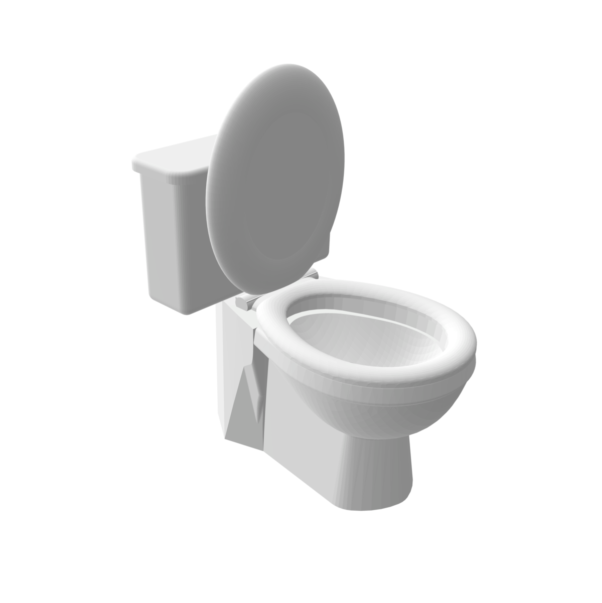 WC abattant levé / baissé x2