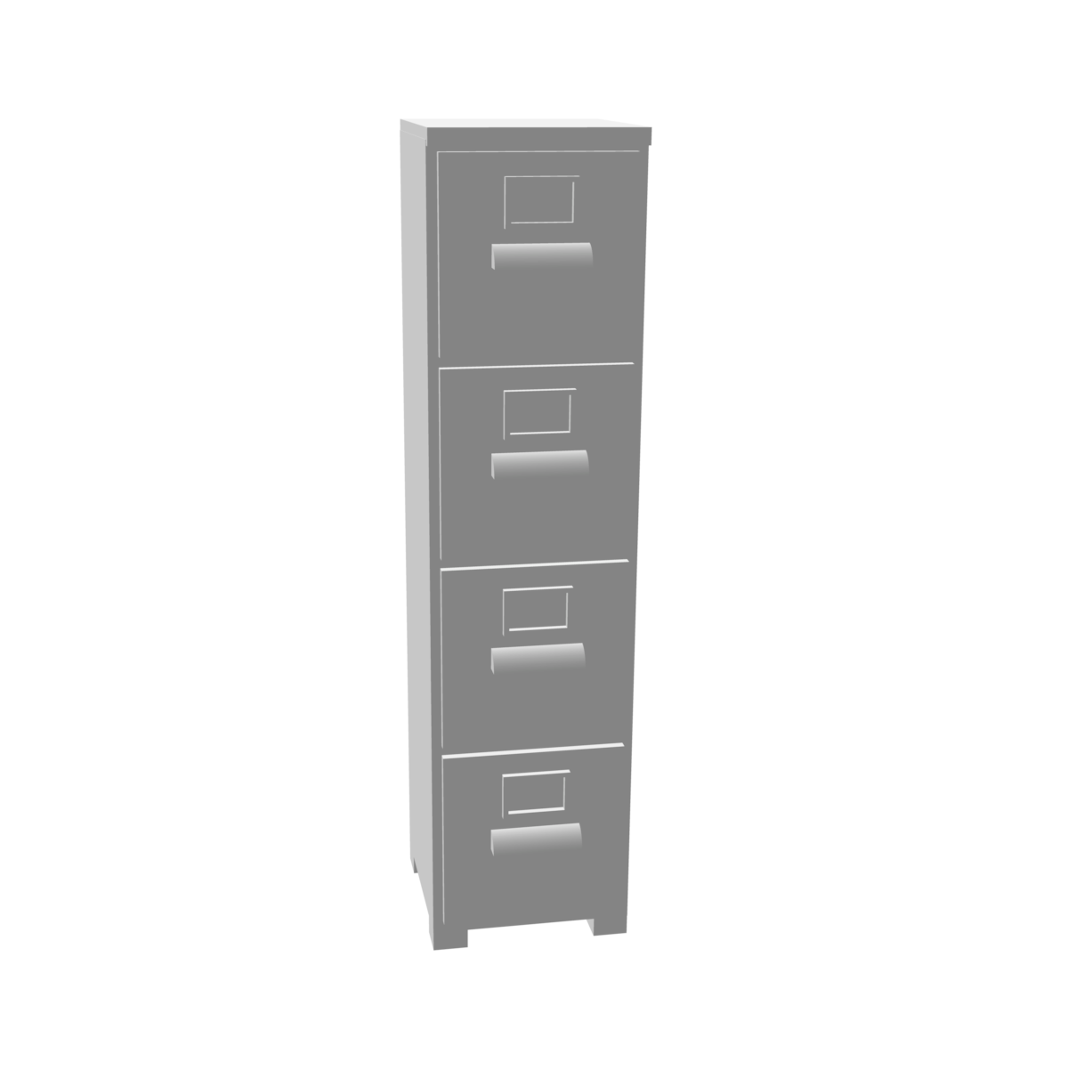 Armoire classeur de bureau 4 tiroirs
