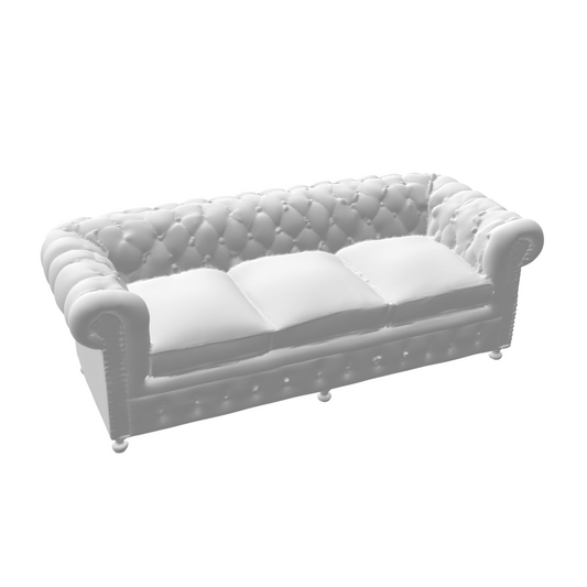 Canapé 3 places type chesterfield