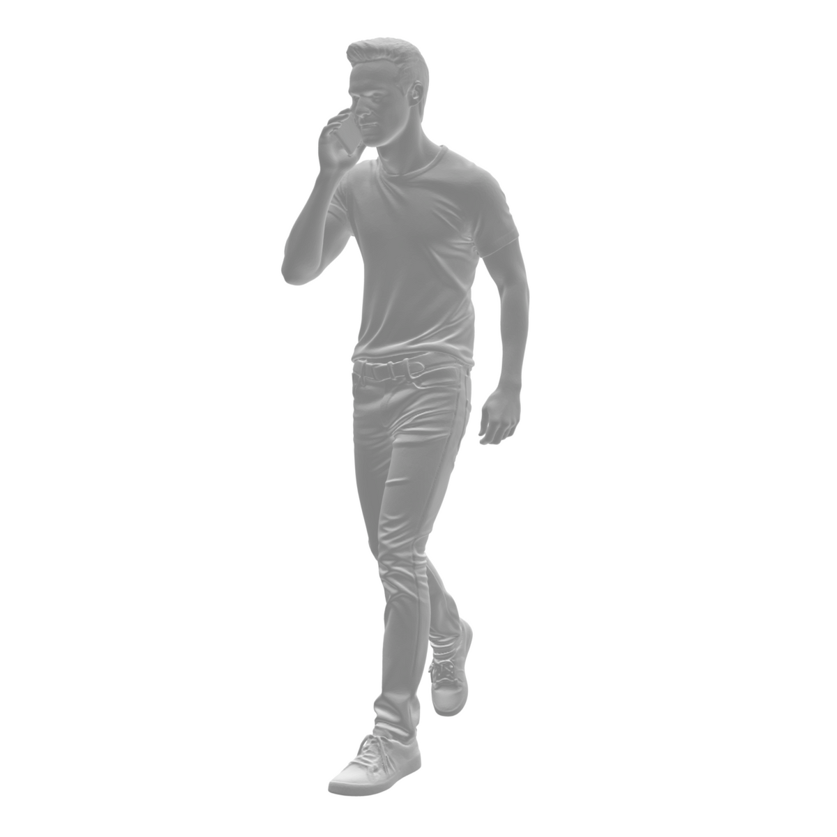 Homme au téléphone